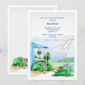 Uitnodiging achtertuin (Voorkant / Achterkant)