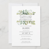 Uitnodiging Adoptie Aankondigingsfeestje (Voorkant)