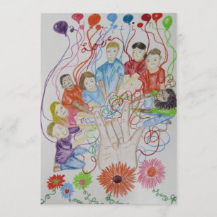 Uitnodiging, adoptie-Baby, douche voor kinderen Kaart