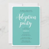 Uitnodiging Adoptieaankondigingsfeest (Voorkant)