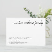 Uitnodiging adoptiepartij (Staand voorkant)