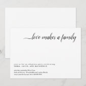 Uitnodiging adoptiepartij (Voorkant / Achterkant)