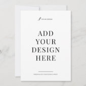 Uitnodiging Afdrukken 5x7" Zakelijke uitnodigingen (Voorkant)