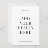 Uitnodiging Afdrukken 5x7" Zakelijke uitnodigingen (Achterkant)