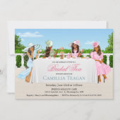 Uitnodiging Afrikaanse Amerikaanse Bridal Tea Part (Voorkant)