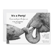 Uitnodiging Afrikaanse Elephants Party