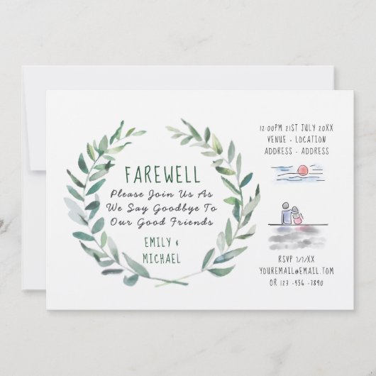 Uitnodiging afscheid feestje Kraft robuuste kunst (Voorkant)