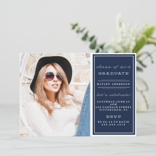 UITNODIGING AFSCHOLING KLAS VAN 2016 (Staand voorkant)