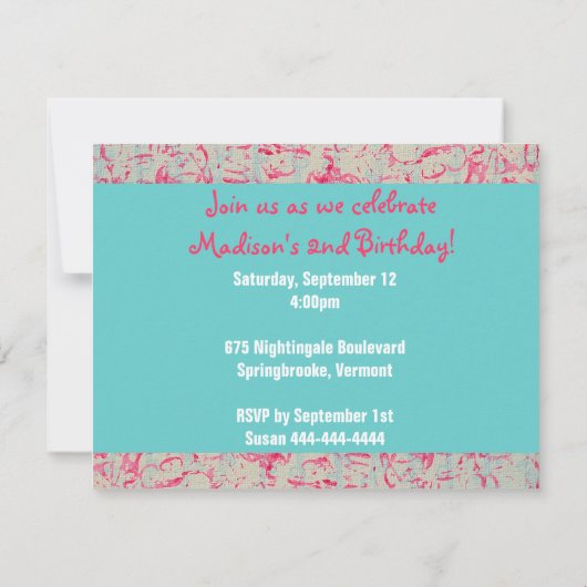 Uitnodiging: Afspeelbare derde pijler Kaart (Achterkant)