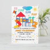 Uitnodiging afspeelterrein (Staand voorkant)