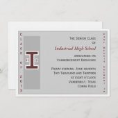 Uitnodiging afstudeerder (Voorkant / Achterkant)