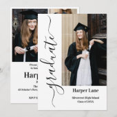 Uitnodiging Afstudeerfeest (Voorkant / Achterkant)