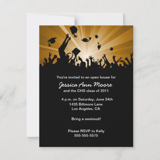 Uitnodiging afstuderen (Voorkant)