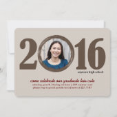 Uitnodiging Afstuderen 2016 (Voorkant)