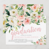 Uitnodiging afstuderen, aankondiging Afstuderen (Voorkant / Achterkant)