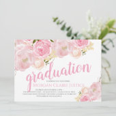 Uitnodiging afstuderen, aankondiging Afstuderen (Staand voorkant)