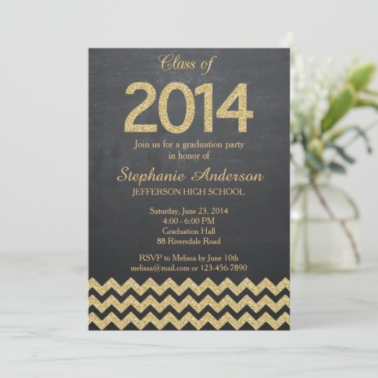 Uitnodiging afstuderen/Afstuderen uitnodigen (Staand voorkant)