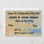 Uitnodiging afstuderen - Broer/zuster of paar (Achterkant)