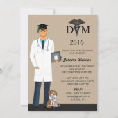 Uitnodiging Afstuderen Veterinaire School | Heren (Voorkant)