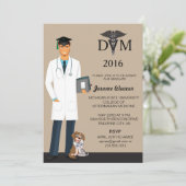 Uitnodiging Afstuderen Veterinaire School | Heren (Staand voorkant)