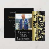 Uitnodiging aftredingspartij (Voorkant / Achterkant)