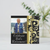 Uitnodiging aftredingspartij (Staand voorkant)