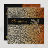 Uitnodiging All Occasion Rock Lizard Jewel 2 (Voorkant / Achterkant)