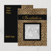 Uitnodiging Alle gelegenheden Dierlijke Druk Voeg (Voorkant / Achterkant)