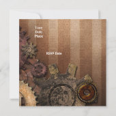 Uitnodiging Alle gelegenheden Zizzago Steampunk De (Achterkant)