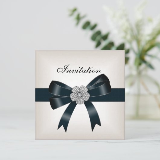 Uitnodiging Alle Occasies Diamond Jewel AFBEELDING (Staand voorkant)