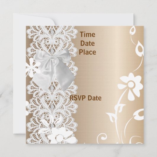 Uitnodiging Alle Occasies Koffiezenkast Witte Bloe (Achterkant)