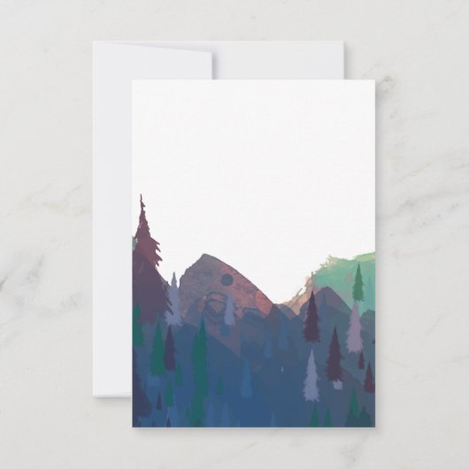 Uitnodiging alleen bruiloftsfeest (Achterkant)