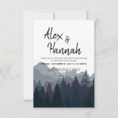 Uitnodiging alleen bruiloftsfeest (Voorkant)