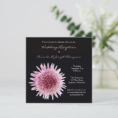 Uitnodiging Alleen Bruiloftsreceptie (Staand voorkant)