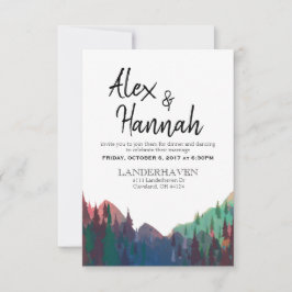 Uitnodiging Alleen Bruiloftsreceptie