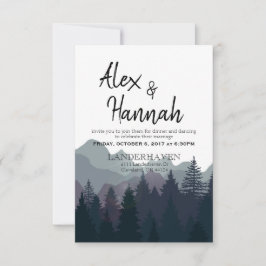 Uitnodiging alleen voor de huwelijksreceptie