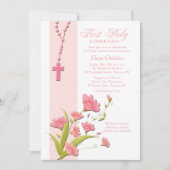 Uitnodiging Alstroemeria Flowers (Voorkant)