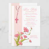 Uitnodiging Alstroemeria Flowers (Voorkant / Achterkant)