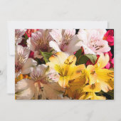 Uitnodiging Alstroemeria Flowers (Voorkant)