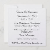 Uitnodiging Amerikaanse vlag - SRF (Achterkant)