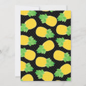 Uitnodiging anananas Birthday Party (Achterkant)