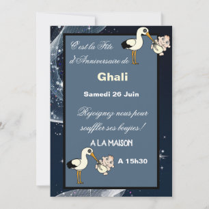 Uitnodiging Anniversaire