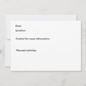 Uitnodiging - Antiek auto (Achterkant)