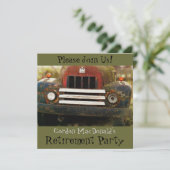 Uitnodiging Antiek partij voor de aflossing van vr (Staand voorkant)