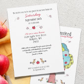 Uitnodiging Apple Tree Housewarming Party