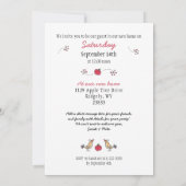 Uitnodiging Apple Tree Housewarming Party (Achterkant)