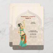 Uitnodiging Arabische Nacht (Voorkant / Achterkant)