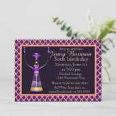 Uitnodiging Arabische Nights Hookah (Staand voorkant)