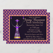 Uitnodiging Arabische Nights Hookah (Voorkant / Achterkant)