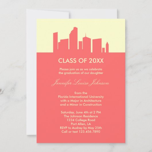 Uitnodiging architectuurAfstuderen (Voorkant)